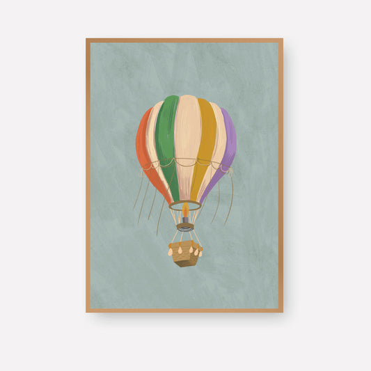 Hot Air Balloon Print