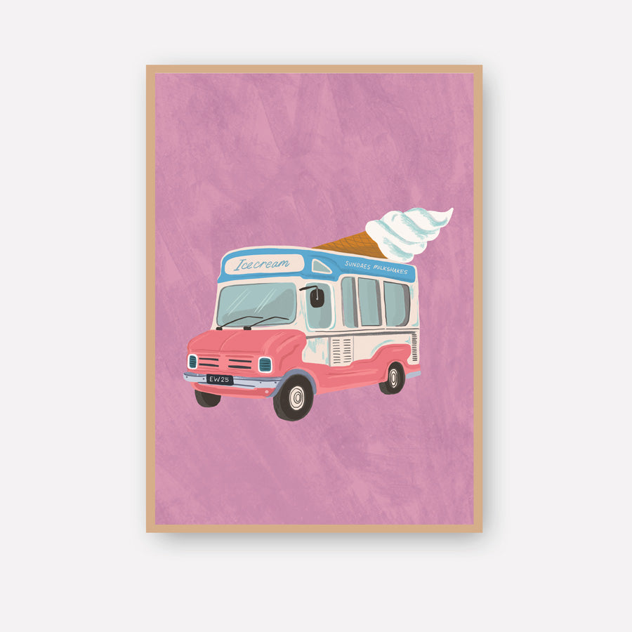 Ice Cream Truck Print