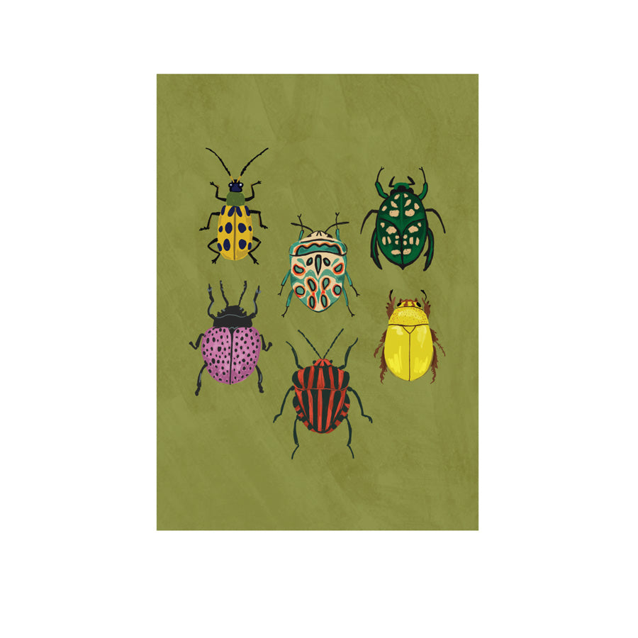 Bugs and Beetles Print